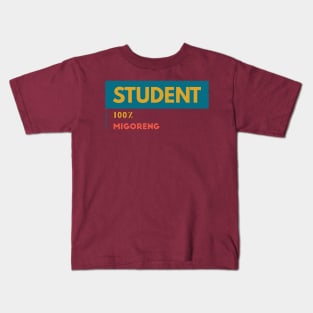 Funny Poor Uni Student T Shirt Kids T-Shirt